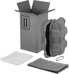 Image of Product. Front orientation. Hazardous Material Shipping Kits. UN-Compliant Hazardous Material Shipping Kits.