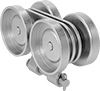 Image of Product. Front orientation. Door Tracks and Fittings. Track Rollers, Clevis Pin.