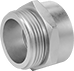 Image of Product. Front orientation. Fire Hose and Fittings. Fire-Fighting Hose Fittings , Male, Adapter, Straight, NPT Thread, NH/NST Thread, Threaded Fitting Connection, Female.