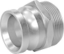 Image of Product. Front orientation. Fire Hose and Fittings. Fire-Fighting Hose Fittings , NH/NST Thread, BIT Thread, Straight, Threaded Fitting Connection, Adapter, Male.