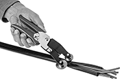 Image of ProductInUse. Pliers. Front orientation. Wire Sleeving Installation Tools. Chemical-Resistant Interlocking Wraparound Wire Sleeving.