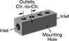Dual-Section Right-Angle Flow Rectangular Manifolds