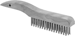 Image of Product. Front orientation. Abrasive Hand Brushes. Nonsparking Aggressive-Cleaning Abrasive Hand Brushes, Arched Handle.