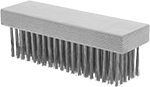 Image of Product. Front orientation. Abrasive Hand Brushes. Nonsparking Aggressive-Cleaning Abrasive Hand Brushes, Block Handle.