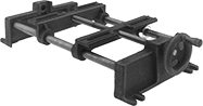 Image of Product. Style E. Front orientation. Motor Mounts. Style E.