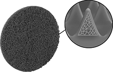 Image of Product. Precision-Shaped Ceramic Alumina. Front orientation. Contains Inset. Sanding Discs. Fast-Cutting Nylon Mesh Quick-Change Sanding Discs.