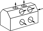 Image of Specification. Single-Section Manifold (Back). Back orientation. Contains Annotated. Single-Section Manifold. Color-Coded Irregular Hex Manifolds.