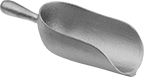 Image of Product. Front orientation. Scoops. Nonsparking Metal Scoops.