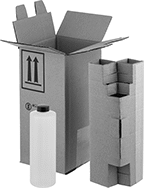 Image of Product. Front orientation. Shipping Bottles. UN-Compliant Plastic Shipping Bottles with Packing Kit.