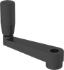Unthreaded Through-Hole-Mount Crank Handles