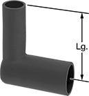 Image of Product. Style E (After Shrinking). Front orientation. Contains Annotated. Heat-Shrink Tubing. Tapered Heat-Shrink Tubing, Style E.
