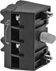 Image of Product. 2 Circuit Contact Block. Front orientation. Push-Button Switches. Stainless Steel Enclosed Push-Button Switches, 2 Circuits Controlled.
