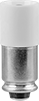 Image of Product. Light Bulb. Front orientation. Light Bulbs. 16 mm Panel-Mount Build-Your-Own Plastic Push-Button Switches, Push-Button Actuators.