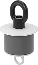 Image of Product. Bottom orientation. Expansion Plug, for Conduit Trade Size 2.