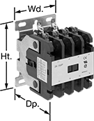 Image of Product. 4 Circuits. Front orientation. Contains Annotated. Infrequent-Cycle Relays. Infrequent-Cycle Relays, 8 Terminals.