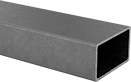 Image of Product. Front orientation. Steel. Weldable 4130 Alloy Steel Rectangular Tubes.