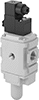 Slow-Start Air-Exhaust Valves for Parker Modular Compressed Air Filter/Regulator/Lubricators (FRLs)