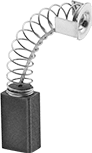 Image of Product. Front orientation. Motor Brushes. Motor Brushes with Spring and Shunt, Style D.