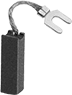 Image of Product. Front orientation. Motor Brushes. Motor Brushes with Shunt and Terminal, 1 Shunt.