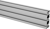 Image of Product. Front orientation. T-Slotted Framing and Fittings. T-Slotted Framing Rails, Cut-to-Length Triple Rails - Sold per Inch .