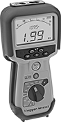Image of Product. Front orientation. Insulation Testers. Megger Insulation Testers, Model Number MIT410/2, Digital Display.