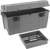 Image of Product. Front orientation. Tool Boxes. Tool Boxes with Removable Tote Tray, Style C.