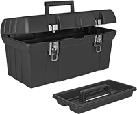 Image of Product. Front orientation. Tool Boxes. Tool Boxes with Removable Tote Tray, Style F.