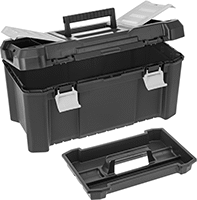 Image of Product. Front orientation. Tool Boxes. Tool Boxes with Removable Tote Tray, Style F.