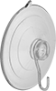 Image of Product. Front orientation. Hanging Hooks. Suction Cup-Mount Hanging Hooks.