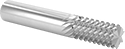 Image of Product. Front orientation. Router Bits. Router Bits for Composites , Uncoated Carbide, Square Cut Style, Trapezoid Pattern Flutes.