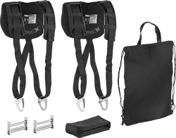 Image of Product. Front orientation. Lifting Straps. Two Adjustable Padded Harnesses, Adjustable Moving Strap.