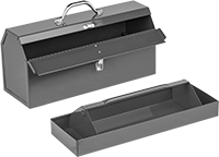 Image of Product. Front orientation. Tool Boxes. Tool Boxes with Removable Tote Tray, Style L.