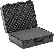 Image of Product. Style D. Front orientation. Cases. Protective Storage Cases with Foam, Plastic Cases, Style D.