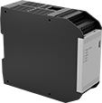 Image of Product. With Micro USB-B 2.0 and RJ45 Ethernet Connection. Front orientation. Switch Controllers. Two-Hand Finger-Touch Safety Switches, RJ45 Connection, Micro USB-B Connection, 2.0.