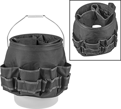 Image of Product. Front orientation. Contains Inset. Tool Caddies. 5-Gallon Pail Tool Caddies, Style A.