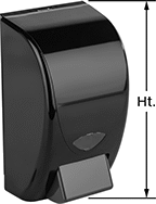 Image of Product. Front orientation. Contains Annotated. Soap Dispensers. SC Johnson Cartridge Soap Dispensers.