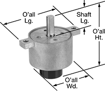 Image of Product. Front orientation. Contains Annotated. Speed Limiters. Rotary Speed Limiters, Adjustable-Torque Shaft.