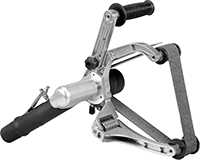 Image of Product. Front orientation. Sanders. Air-Powered Narrow-Belt Sanders for Curved Surfaces.
