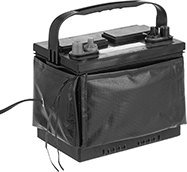 Image of ProductInUse. Front orientation. Heating Pads. Battery Heaters, Band Heater.