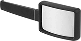 Image of Product. Front orientation. Magnifiers. Distortion-Free Magnifying Glasses, Rectangular Lens.