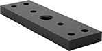 Image of Product. Front orientation. Door Tracks and Fittings. Top Mounting Plates for Hanging Track Doors.