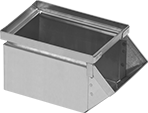 Image of Product. Front orientation. Bins. Stainless Steel Bins.