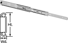 Image of Product. Front orientation. Contains Annotated, MultipleImages. Drawer Slides. Over-Extension Drawer Slides.