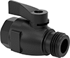 Threaded On/Off Valves with Garden Hose Outlet for Chemicals