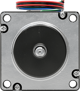 Image of Product. Front orientation. Stepper Motor, with Encoder, NEMA 23, 600.4 in.-oz. Maximum Holding Torque.