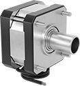 Image of Product. Front orientation. Stepper Motors. Hollow-Shaft Stepper Motors.