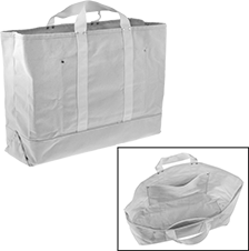 Image of Product. Front orientation. Contains Inset. Tool Bags. Tool Bags with Open-Top Closure, Style E.
