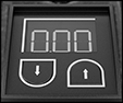 Image of Product. Keypad Control. Side1 orientation. ZoomedIn view. Contains Border. Electric Gearmotors. Speed-Control AC Gearmotors.