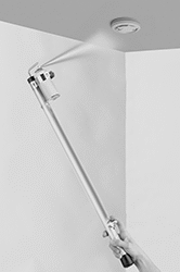 Image of ProductInUse. Tester Shown with Extension Arm (Sold Separately). Front orientation. Smoke Detector Testers.