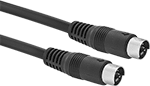 Image of Product. S-Video Plug × S-Video Plug for Video. Front orientation. Coaxial Cords. Coaxial Cords, S-Video Connection, Plug.